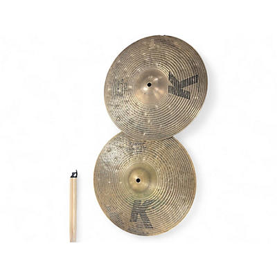Used Zildjian 14in K CUSTOM SPECIAL DRY HI HATS Cymbal