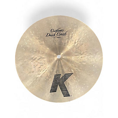 Used Zildjian 14in K Custom Dark Crash Cymbal