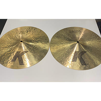 Zildjian Used Zildjian 14in K Custom Dark Hi Hat Pair Cymbal