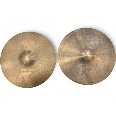 Used Zildjian 14in K Custom Dark Hi Hat Pair Cymbal