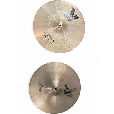 Used Zildjian 14in K Custom Dark Hi Hat Pair Cymbal
