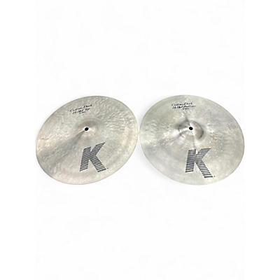 Used Zildjian 14in K Custom Dark Hi Hat Pair Cymbal