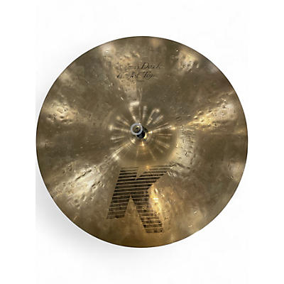 Used Zildjian 14in K Custom Dark Hi Hat Top Cymbal