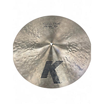 Used Zildjian 14in K Custom Dark Hi Hat Top Cymbal