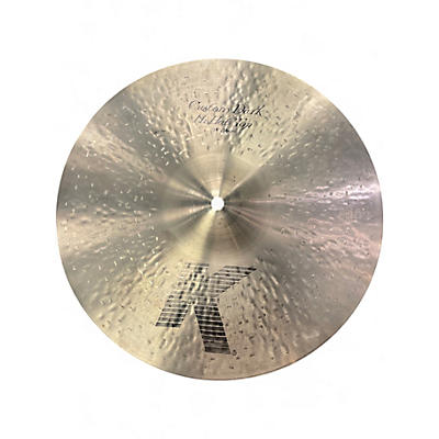 Used Zildjian 14in K Custom Dark Hi Hat Top Cymbal