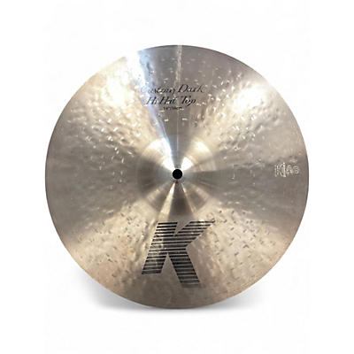Used Zildjian 14in K Custom Dark Hi Hat Top Cymbal