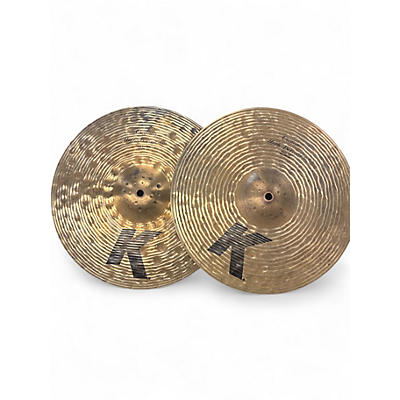Used Zildjian 14in K Custom High Definition Hi Hat Pair Cymbal