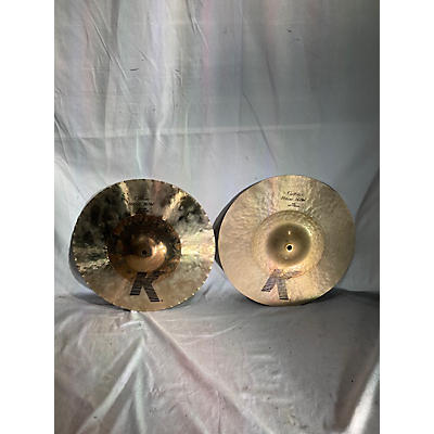 Zildjian Used Zildjian 14in K Custom Hybrid Hi Hat Pair Cymbal