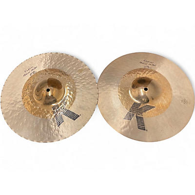 Used Zildjian 14in K Custom Hybrid Hi Hat Pair Cymbal