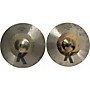 Used Zildjian 14in K Custom Hybrid Hi Hat Pair Cymbal 33