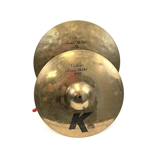 Zildjian Used Zildjian 14in K Custom Session Hi Hat Pair Cymbal 33