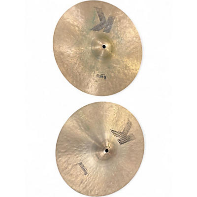 Used Zildjian 14in K Hi Hat Pair Cymbal