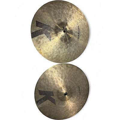 Used Zildjian 14in K Hi Hat Pair Cymbal