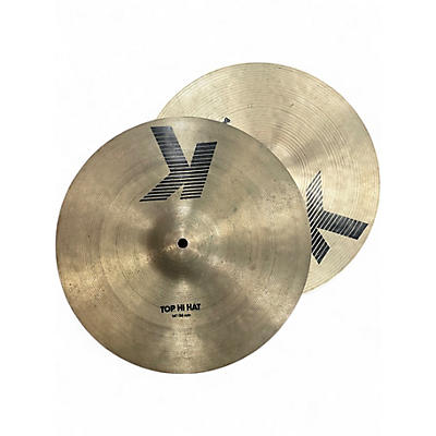 Used Zildjian 14in K Hi Hat Pair Cymbal