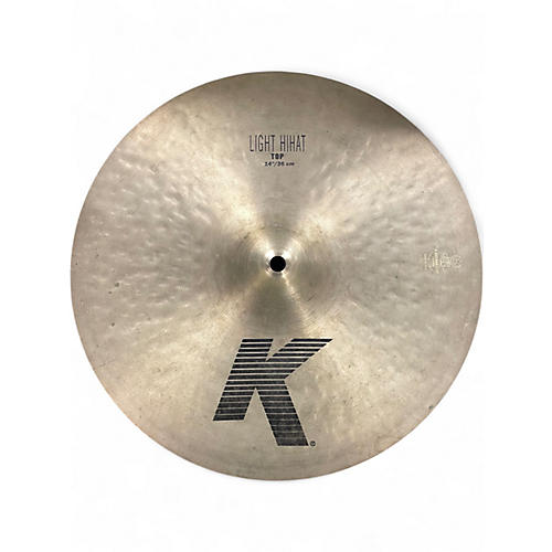 Used Zildjian 14in K Light Hi Hat Pair Cymbal 33