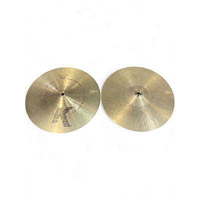 Used Zildjian 14in K Light Hi Hat Pair Cymbal