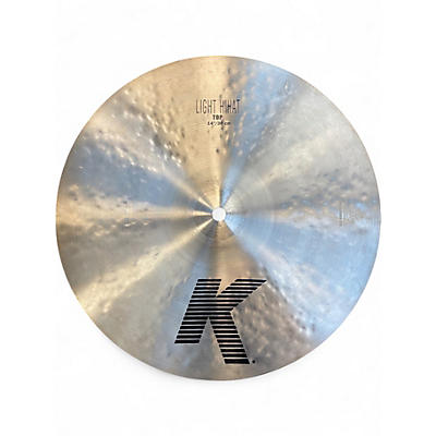 Used Zildjian 14in K Light Hi Hat Top Cymbal