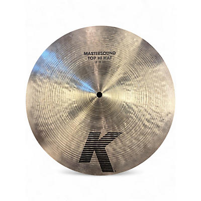Used Zildjian 14in K Mastersound Hi Hat Top Cymbal