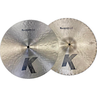 Zildjian Used Zildjian 14in K Mastersound Hi Hats Pair Cymbal