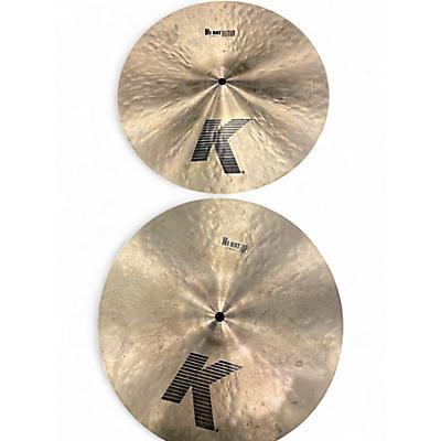 Used Zildjian 14in K SERIES 14" HI HAT PAIR Cymbal
