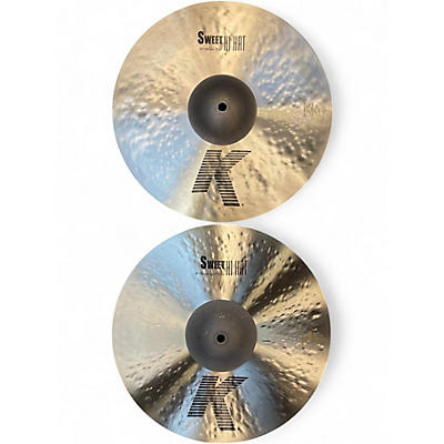 Used Zildjian 14in K Sweet Hi-Hat Pair Cymbal