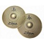 Used Zildjian 14in L80 Low Volume Hi Hat Pair Cymbal 33