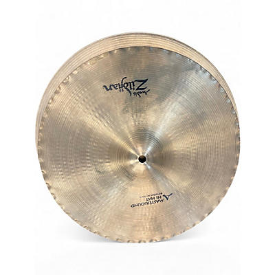 Used Zildjian 14in MASTER SOUND HI HAT PAIR Cymbal