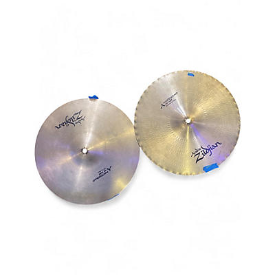 Used Zildjian 14in Mastersound Hi Hat Pair Cymbal