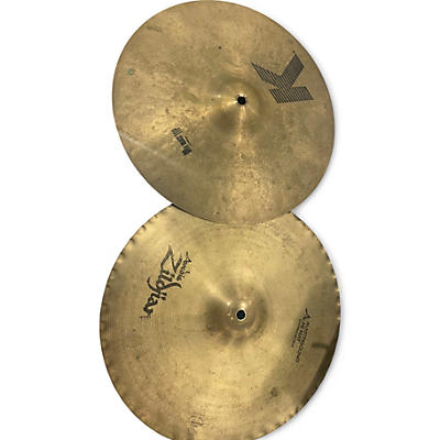 Used Zildjian 14in Mastersound Hi Hat Pair Cymbal