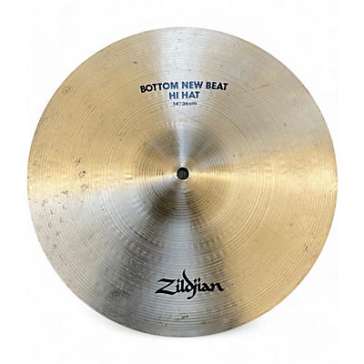 Zildjian Used Zildjian 14in New Beat Hi Hat Bottom Cymbal