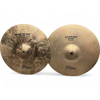 Used Zildjian 14in New Beat Hi Hat Pair Cymbal