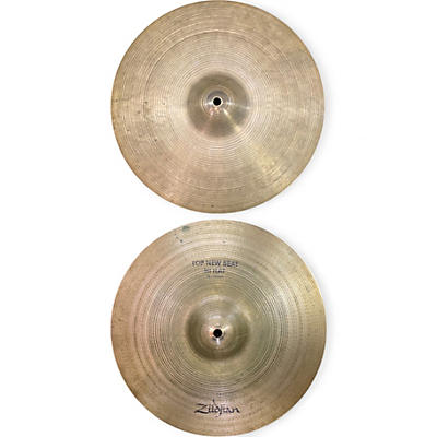 Used Zildjian 14in New Beat Hi Hat Pair Cymbal
