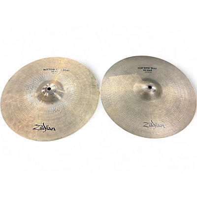 Used Zildjian 14in New Beat Hi Hat Pair Cymbal