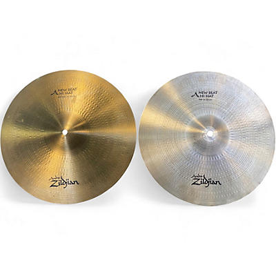 Used Zildjian 14in New Beat Hi Hat Pair Cymbal