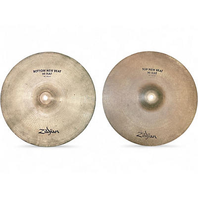 Used Zildjian 14in New Beat Hi Hat Pair Cymbal