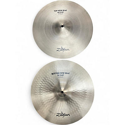 Used Zildjian 14in New Beat Hi Hat Pair Cymbal