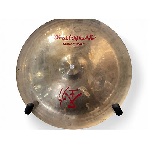 Used Zildjian 14in Oriental China Trash Cymbal 33