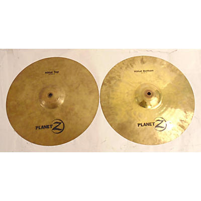 Zildjian Used Zildjian 14in Planet Z Hi Hat Pair Cymbal