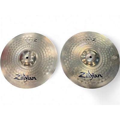 Used Zildjian 14in Planet Z Hi Hat Pair Cymbal