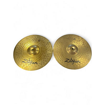 Used Zildjian 14in Planet Z Hi Hat Pair Cymbal