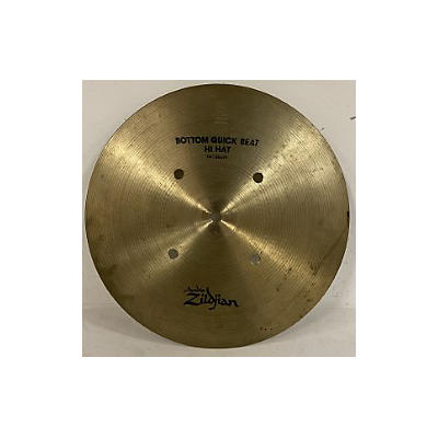 Zildjian Used Zildjian 14in Quick Beat Hi Hat Bottom Cymbal