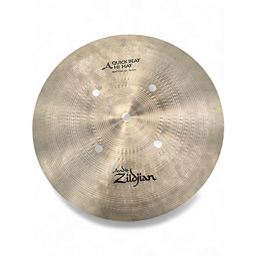 Used Zildjian 14in Quick Beat Hi Hat Bottom Cymbal 33