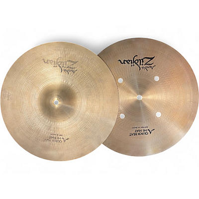 Zildjian Used Zildjian 14in Quick Beat Hi Hat Pair Cymbal