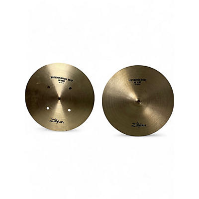 Zildjian Used Zildjian 14in Quick Beat Hi Hat Pair Cymbal