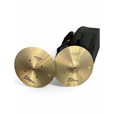 Used Zildjian 14in Quick Beat Hi Hat Pair Cymbal