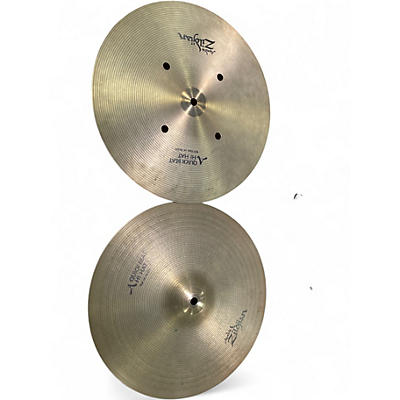 Used Zildjian 14in Quick Beat Hi Hat Pair Cymbal