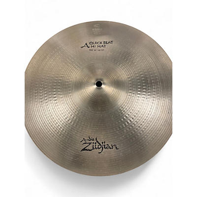 Used Zildjian 14in Quick Beat Hi Hat Pair Cymbal