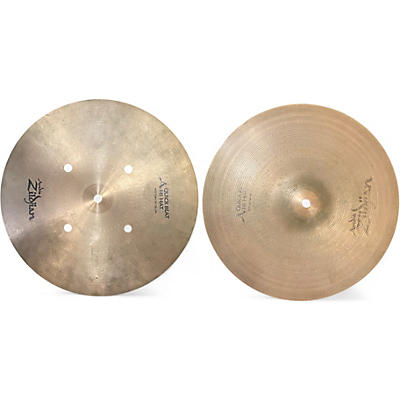 Used Zildjian 14in Quick Beat Hi Hat Pair Cymbal