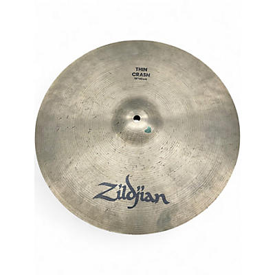 Used Zildjian 14in Quick Beat Hi Hat Pair Cymbal