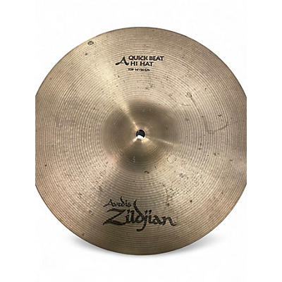 Used Zildjian 14in Quick Beat Hi Hat Top Cymbal